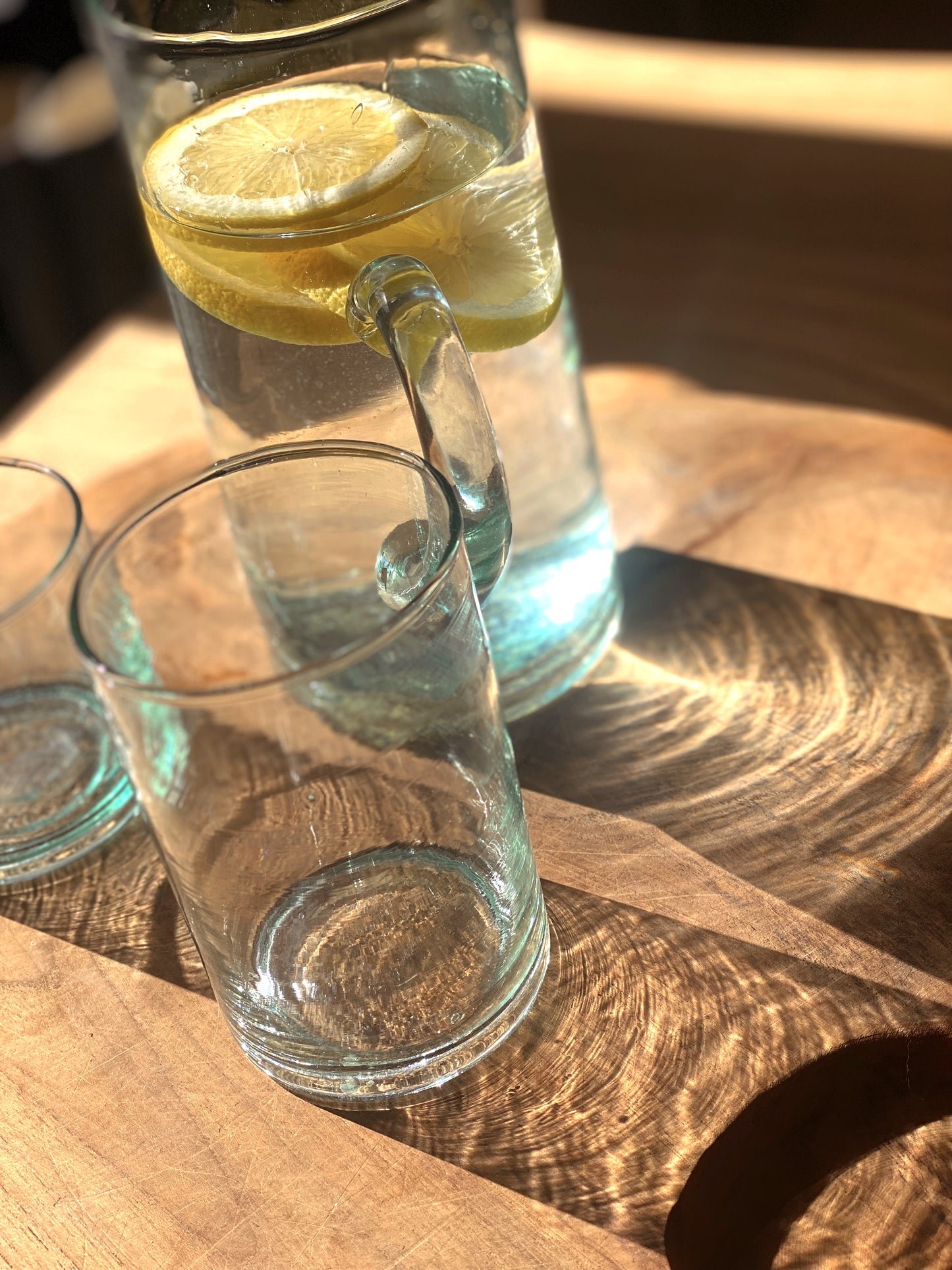 Straight Glass Jug Clear